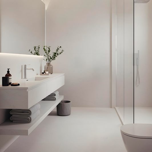 Duchas microhormigón