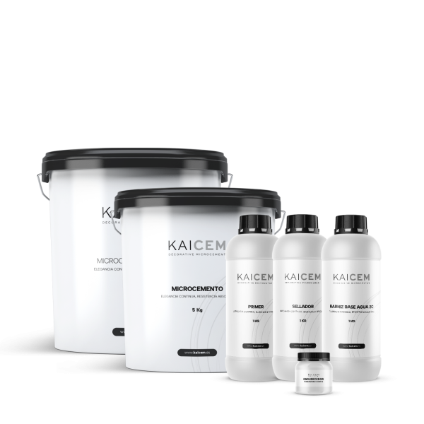 Kit 10 ml frente de cocina Microcemento